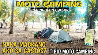 TIPID MOTO CAMPING SA DINGALAN / Dingalan Tour / Nakatuklas Ng Libreng liguan na Beach sa DINGALAN