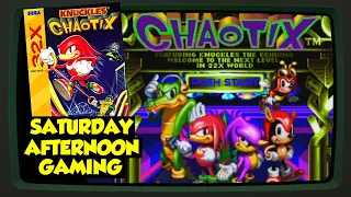 Knuckles' Chaotix (32X) - The Sonic Game Without Sonic! - Saturday Afternoon Gaming