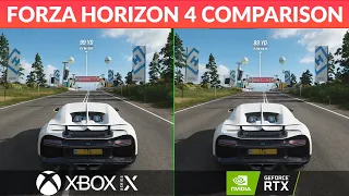 Forza Horizon 4 - Xbox Series X vs PC (RTX 3060) - Gameplay Comparison