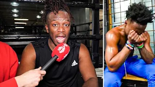 “SPEED WAS CRYING” KSI REACTS TO SPARRING SPEED, JAKE PAUL WIN…