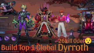 DYRROTH NEW SUPER BROKEN BUILD TO CARRY YOUR TEAM EXPLAINED (TIPS & TRICKS 2023) 26kill 0det😯