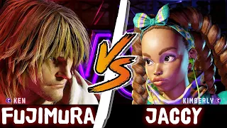 SF6 - Fujimura (Ken) vs Jaccy (Kimberly) - Street fighter 6