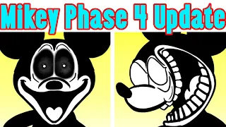 Friday Night Funkin' VS Mickey Mouse Reanimated HD Phase 4 Update (FNF Mod/Sunday Night/Creepypasta)