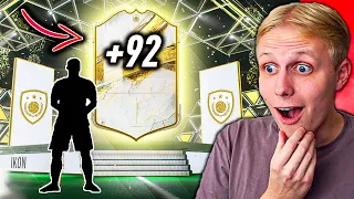 JEG PACKEDE ET KLASSE ICON I KÆMPE FUT CHAMPIONS REWARDS PACK OPENING!