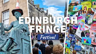 EDINBURGH FRINGE FESTIVAL 2023 - Atmosphere Walking The ROYAL MILE