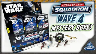 Star War Micro Galaxy Squadron Wave 4 Mystery boxes! Opening a full case