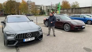 Mercedes AMG GT63 VS Porsche Panamera. Что их объединяет и в чем различия