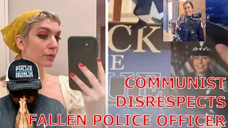 Communist VANDALIZES Memorial For Chicago Police Officer Ella French THEN GOT INSTANT KARMA!