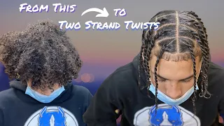 How to do Men's Two Strand Twists