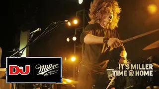 Vale Rosales performs as a one man band for #ITSMILLERTIME @ Home