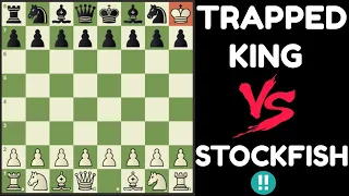 Trapped King But Stockfish is Defending This Position