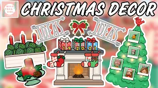 CHRISTMAS DECOR IDEAS 🎄🎅 TOCA LIFE WORLD 🌎