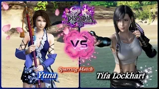 Dissidia Final Fantasy NT Yuna vs. Tifa Lockhart. HD