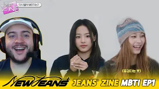 [Jeans’ ZINE] NewJeans(뉴진스) exploring and revealing their MBTI Part.1 | REACTION