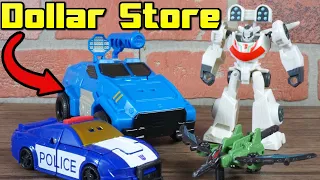 Finding Dollar Store Transformers Soundwave Barricade for Cheap!