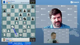 "You absolute horrible person!" Peter Svidler plays Magnus Carlsen during a Nations Cup break