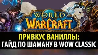 Привкус Ваниллы 🍦 Классовый Гайд по Шаману в WoW Classic