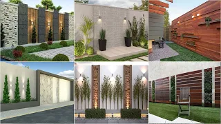 Best Backyard Fence Design Ideas 2024 | Backyard Privacy Fence | House Exterior Boundary Wall