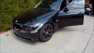 2007 BMW 335 Blacked Out Headlights