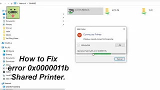 Fix Printer Error 0x0000011b - Issue accessing Shared Printer - KB5005565
