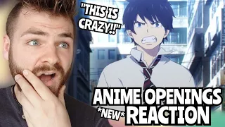 First Time Reacting to *NEW & OLD* ANIME OPENINGS & ENDINGS! | ANIME REACTION!