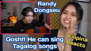 I CAN'T BELIEVE INDONESIAN RANDY DONGSEU CAN SING TAGALOG SONGS WELL / My first time reaction to him