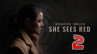 She Sees Red☄️Концовка 2☄️ Детективша убита ▶ Полное прохождение