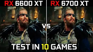 RX 6600 XT vs RX 6700 XT | Test in 10 Games at 1440p | in 2022