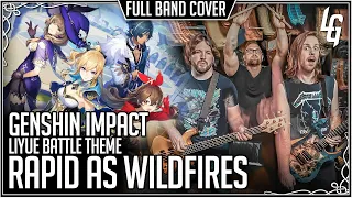 Genshin Impact (Liyue Battle Theme // Rapid as Wildfires) - Full Band Rock Cover by Lame Genie