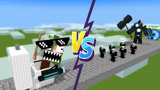 Minecraft Mobs : SKIBIDI RUNNER CHALLENGE - Minecraft Animation