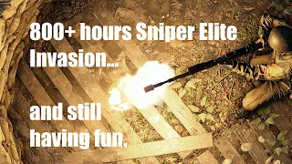 800+ hours Sniper Elite Invasion... and still having fun.