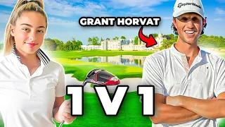 Grant Horvat vs Gabbygolfgirl - 1v1