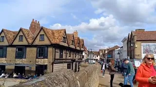 ST IVES TOWN WALK IN CAMBRIDGESHIRE ENGLAND