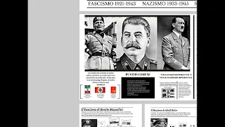 REGIMI TOTALITARI (fascismo, stalinismo, nazismo).