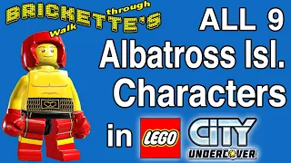 All 9 Albatross Island Prison Characters in LEGO City Undercover