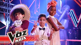 Milagritos, Frailyn and Jesús sing in the Super Battles | The Voice Kids Colombia 2021