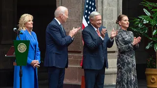 Ceremonia de bienvenida al presidente de Estados Unidos de América, Joseph Biden