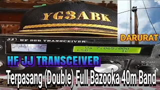 Darurat Terpasang Antena Full Bazooka (Double) 40m Band