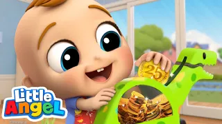 Piggy Bank Song | Little Angel Kids Songs & Nursery Rhymes