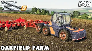 Spraying herbicide and slurry, cultivation | Oakfield Farm | Farming simulator 19 | Timelapse #48