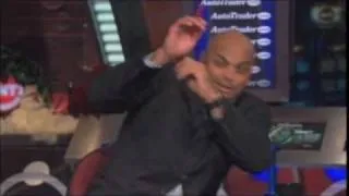 Charles Barkley dodges shoes on the TNT tip off show