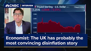 The UK has 'probably the most convincing disinflation story,' economist says