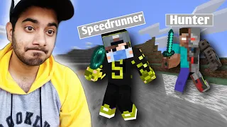 Minecraft Manhunt with World's best Hunter (YesSmartyPie VS FalanaG)