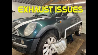How to replace exhaust on a Mini Cooper 2001-2006