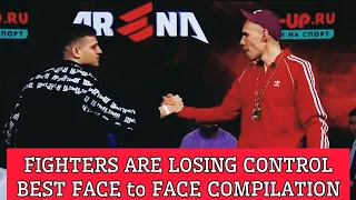 ANGRY STAREDOWNS MMA COMPILATION ☠️ WHEN UFC FIGHTERS LOSE CONTROL - BEST FACE OFF 2023