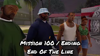 GTA San Andreas Definitive Edition Ending - Mission 100 End Of The Line + Credits (No Commentary)