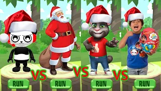 Tag with Ryan Christmas vs Subway Surfers vs Talking Tom Combo Panda New Update 2021