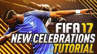 FIFA 17 NEW CELEBRATIONS TUTORIAL! (HOW TO) XBOX & PS4