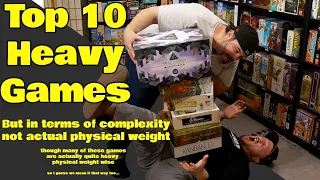 Top 10 Heavy Board Games