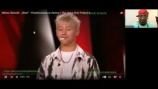 My 1st Time Hearing: Milosz Skierski - River (The Voice Kids Poland 6) Reaction #miloszskierski